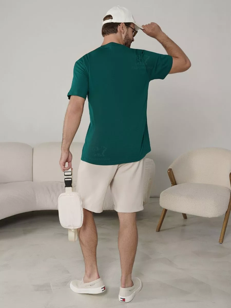 Lajkı-majkı Düz Yeşil Tişört 182099423 Koyu Yeşil