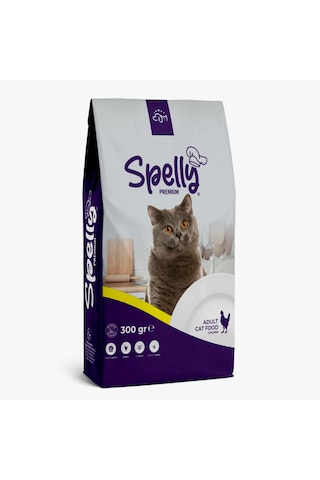 Spelly Tavuklu Yetişkin Kedi Maması 12 x 300 G