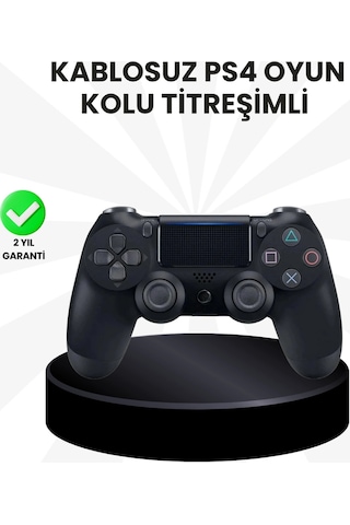 Şarjlı Kablosuz Ps4 Oyun Kolu Titreşimli Hassas Kontrol