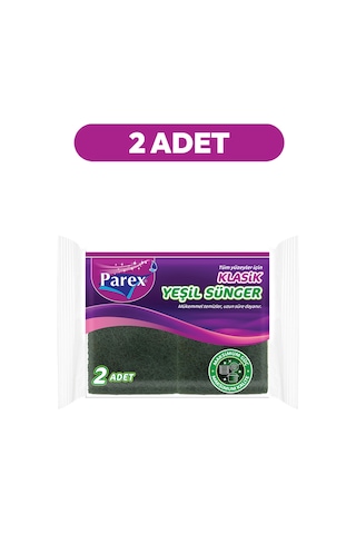 Klasik Yeşil 2'li Sünger İkili Paket