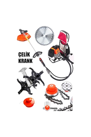 Staxx GT-14HPX Benzinli Çim Ot Çayır Biçme Sırt Tırpan Makinesi