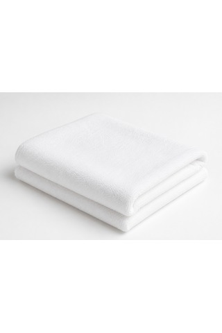 Naturıca Mikrofiber Havlu Kuaför Berber 6 Adet 50x90 Beyaz