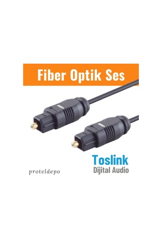 Irenis Fiber Optik Kablo Toslink Optik Ses Kablosu 2 M Irenis Fiber Optik Kablo Toslink Optik Ses Kablosu 2 M