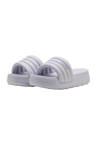 395399-13 Puma Karmen Slide Puffy Kadın Terlik Mor 395399-13