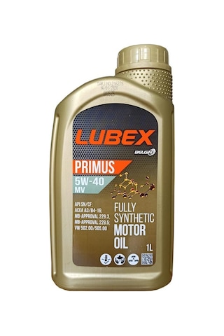 Lubex Primus 5W-40 Mv Tam Sentetik Motor Yağı 2 x 1 L