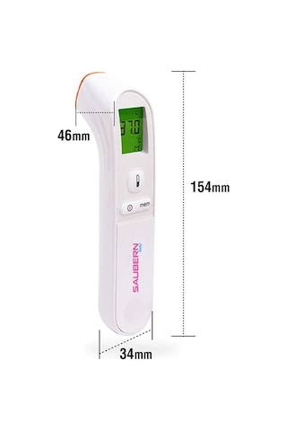 Saubern Baby BNT9602 Dijital Temassız Vücut ve Alından Ateş Ölçer