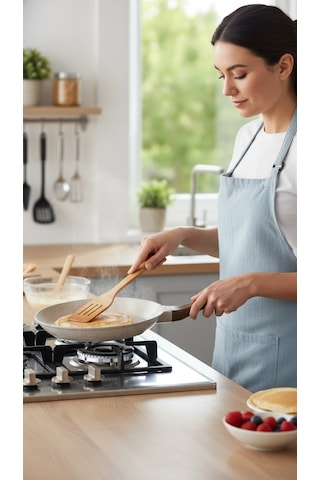 Thermoad Granit Döküm Krep Tava 26 Cm Vizon Renkli