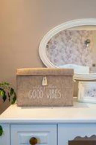 Keçe Kapaklı Mini Kutu Düzenleyici Bej