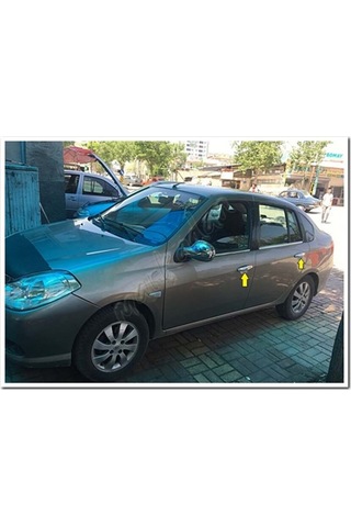 Markadan Renault Clio Symbol Krom Kapı Kolu 2009-2012 4 Kapı Pasl