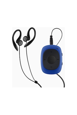 Agptek Mini Clip 64gb Mp3 Çalar Kulaklıklı Mavi Mp3 Player