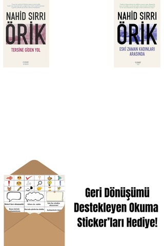 Tersine Giden Yol + Eski Zaman Kadınları Arasında + Okuma Sticker'ları