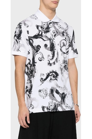 Versace Jeans Couture Erkek Polo Yaka T Shirt 76gag6s0 Js286 003 Beyaz