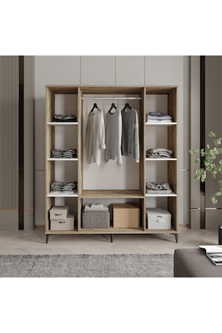 Afilli Arya 4 Kapaklı Tamamı Mdf Gardrop