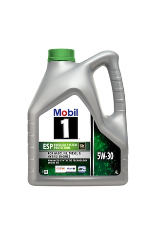 Mobil 1 ESP 5W-30 Tam Sentetik Motor Yağı 4 L Mobil 1 ESP 5W-30 Tam Sentetik Motor Yağı 4 L