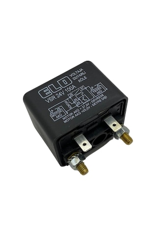 Elo 24v Akü Ayırıcı Akıllı Vsr Röle 100 A Voltaja Duyarlı Toz Korumalı