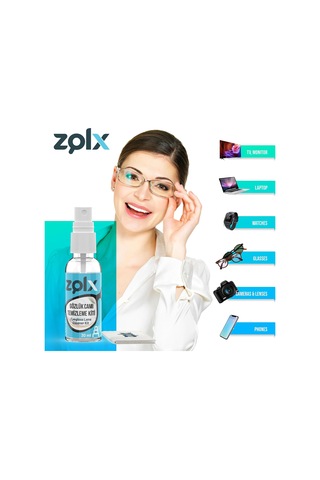 Lexroo 30ml Gözlük Camı Temizleme Kiti, Gözlük Temizleme, Gözlük Spreyi, Gözlük Bezi,temizleme