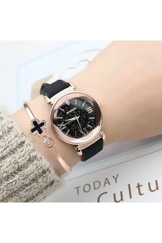 Gogoey G4417SET Kadın Kol Saati + Bileklik