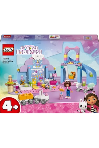 LEGO® Gabby's Dollhouse Gabby'nin Kedicik Bakım Odası 10796 - 4 Yaş & Üzeri Çocuklar için Yaratıcı Oyuncak Yapım Seti (165 Parça)