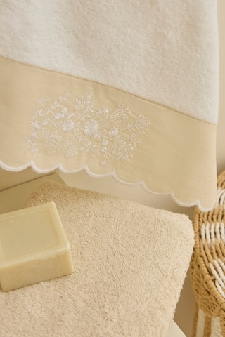 Kaşmir Home Maja 2'li Yüz Havlusu Set Offwhite Beyaz