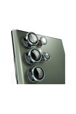 Samsung Galaxy S23 Ultra Uyumlu Kamera Koruyucu Green