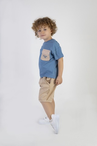 Erkek Çocuk Cool Boys Baskılı-gardin Pantalon Alt Üst Takım 001