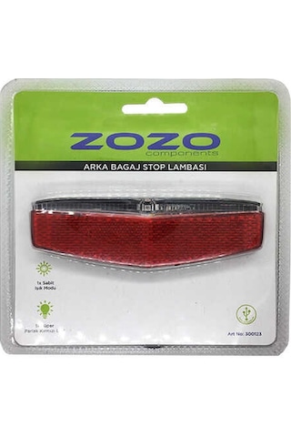 Zozo Jy-553 Bagaj Arka Far Kırmızı