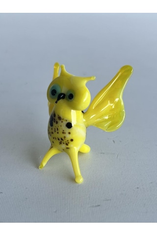 El Yapımı Murano Cam Baykuş Biblo A81-02