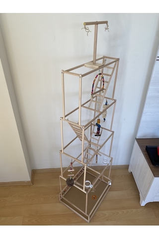 Paks Pet Ahşap Kuş Oyun Parkı No:18
