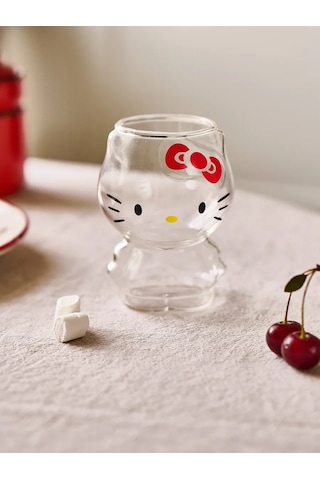 Roomi Figürlü Cam Bardak 285 Ml Hediye Paketiyle 480086051 Beyaz