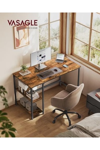 Masa, Bilgisayar Masası, Pc Masası, Ofis Masası, Ofis, Oturma Odası, Çelik Çerçeve, Endüstriyel Tasarım, Vintag Çok Renkli