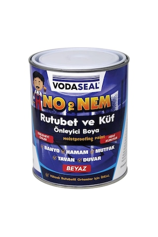 Vodaseal No To Nem Rutubet Ve Küf Önleyici Boya 1 Kg Beyaz
