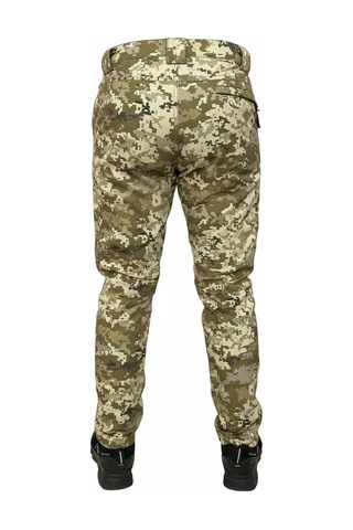 Mysia Outdoor Pixel Kamuflaj Soft Shell Pantolon İçi Polarlı Çok Renkli