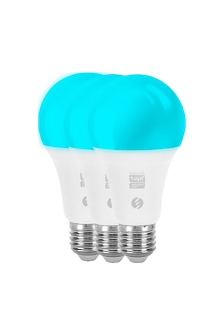 S-link Swapp Sl-rgb12-3 Smart/akıllı Rgb 12w 50hz 1000lm Wifi Tuya Destekli Lamba/ampul-3 Adet Çok Renkli