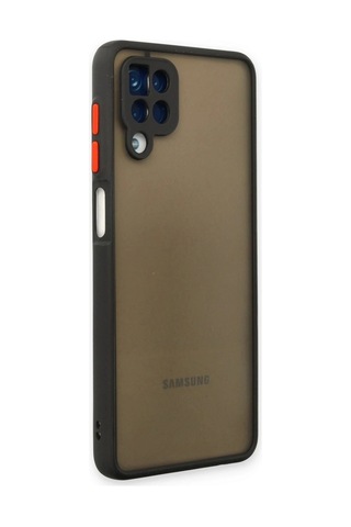 Mey İthalat Samsung Galaxy Uyumlu A12 Kılıf Montreal Silikon Kapak - Siyah