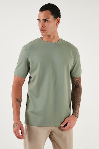 Buratti Streç Pamuklu Slim Fit Sıfır Yaka Erkek T Shirt 5902639 Elma