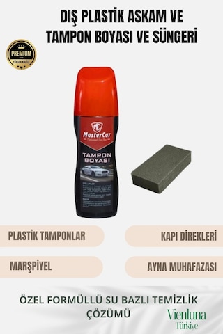 Premium Kalite Uzun Ömürlü Suya Dayanıklı Kauçuk Ve Plastik Dış Aksam Siyah Tampon Parlatıcı Boya