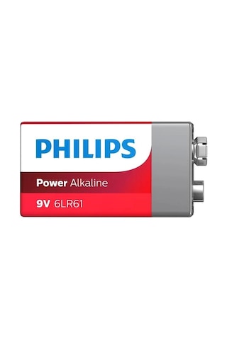 Phılıps 6lr61-p1b 9 Volt Power Alkalin Pil Tekli