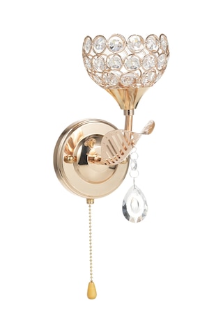 Ranyeek 110v-130v E26 Metal Kırmızıklı Duvar Lambası, Zıplayıcı Anahtarlı, Yatak Odası/mutfak/açık Bölümler İçin, Altın Renk, Demir Boru Tasarımı Fener Dahil Değil Siyah