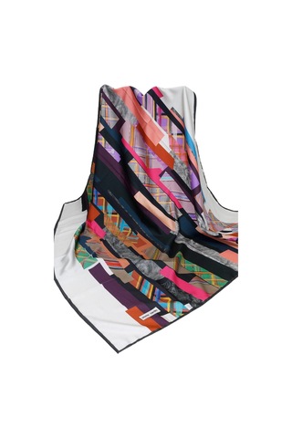 Aker Pierre Cardin Polyester Twill Eşarp -7669799 Çok Renkli