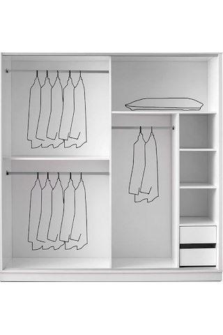 Efe 160 Cm Dolap Aytaşı