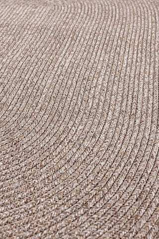 Cesta El Yapımı Örgü Natural Kilim 80x120 4012 Natural