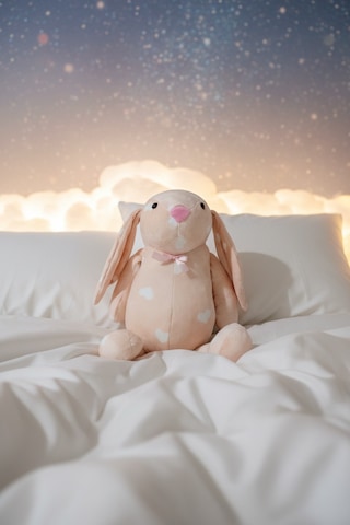 Uyku Arkadaşım Bunny Peluş Uzun Kulak Tavşan 60 Cm Açık Pembe