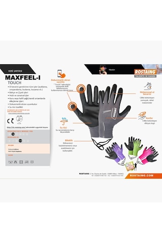 Unisex Bahçe Genel Kullanım Eldiven No:9-10 L