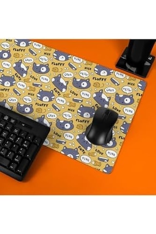 sepeti Kız Arkadaşa Sevimli Kedi Tasarımlı Mousepad - Mouse Pad - Fare Altlığı Diğer