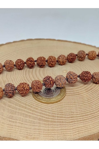 Rudraksha Tohum Düğümlü 33lük Tesbih 51622