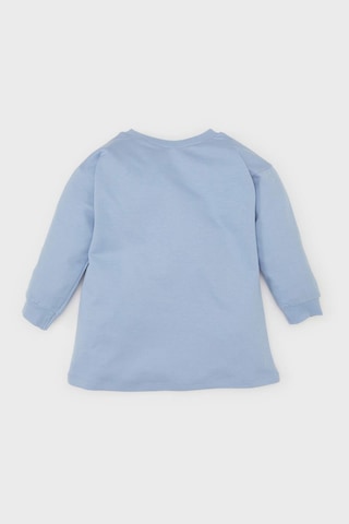 DeFacto Kız Bebek Disney Lilo & Stitch Bisiklet Yaka Uzun Kollu Sweat Elbise D8439A524AUBE551 Mavi