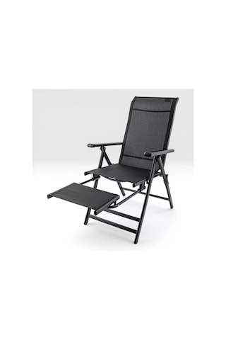 Sırt Ayarlı Katlanabilir Kamp Sandalyesi - 8 Kademeli - Bacak Uzatmalı - Recline - Katlanır Şezlong Çok Renkli