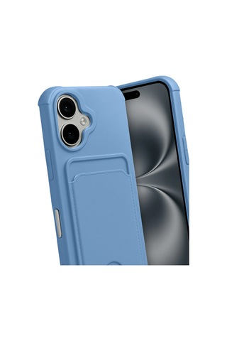 Newface - 153 - Apple iPhone Uyumlu 17 Kelvin Kartvizitli Silikon - Ece-umay - - Mavi
