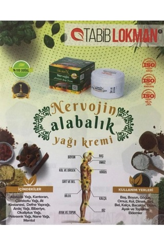 Tabib Lokman Nervojin Alabalık Yağı Kremi 4 x 100 ML