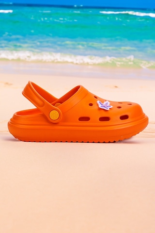 Kiko Kids Eva Plaj Havuz Okul Kreş Kız Çocuk Terlik Twg 755 Turuncu